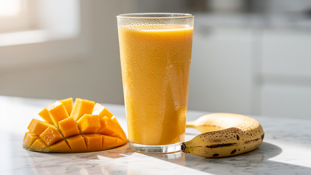 Koktajl z mango i banana – kremowy przepis na śniadanie